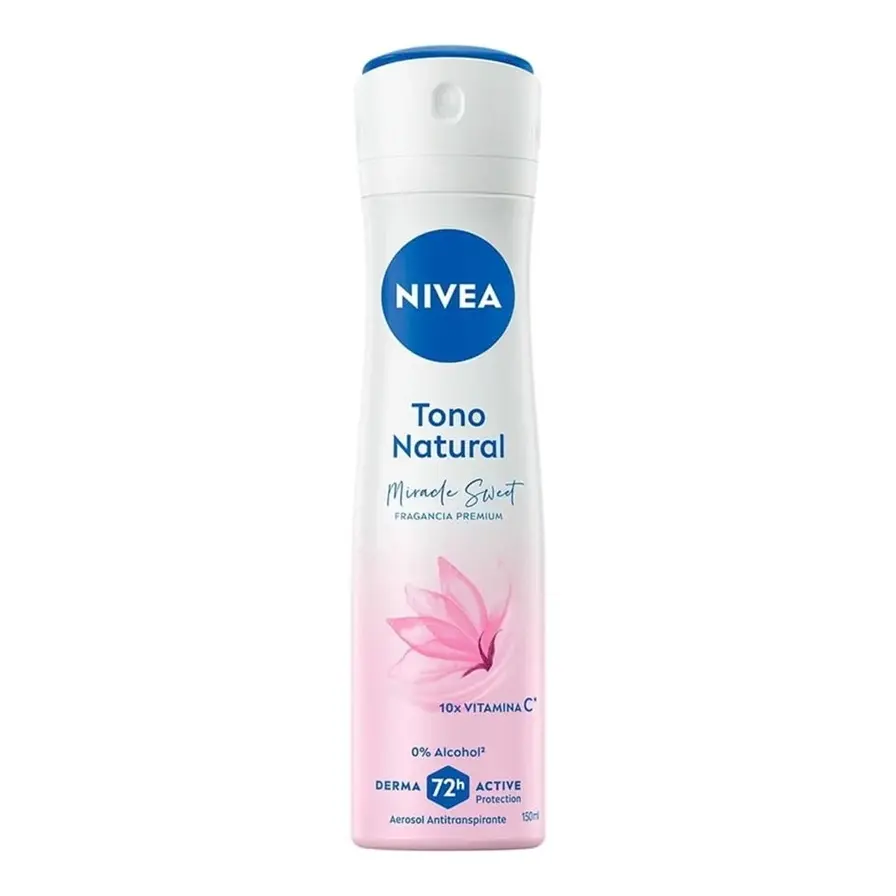 NIVEA Antitranspirante Tono Natural Miracle Sweet Spray 150ml