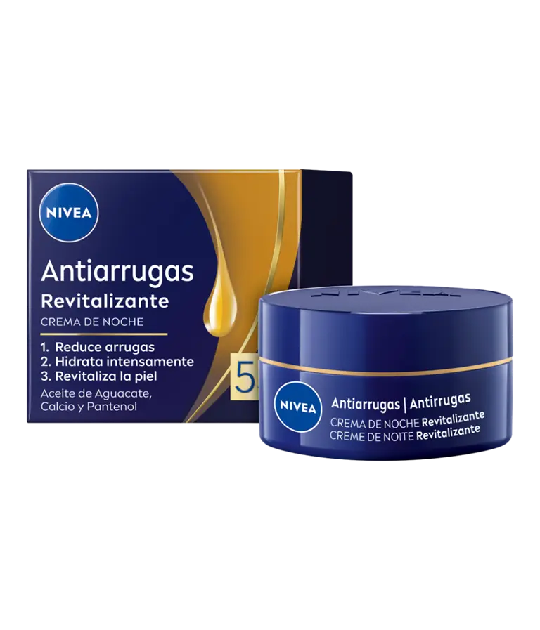 NIVEA; Antirrugas; Creme de De Noite Revitalizante;
