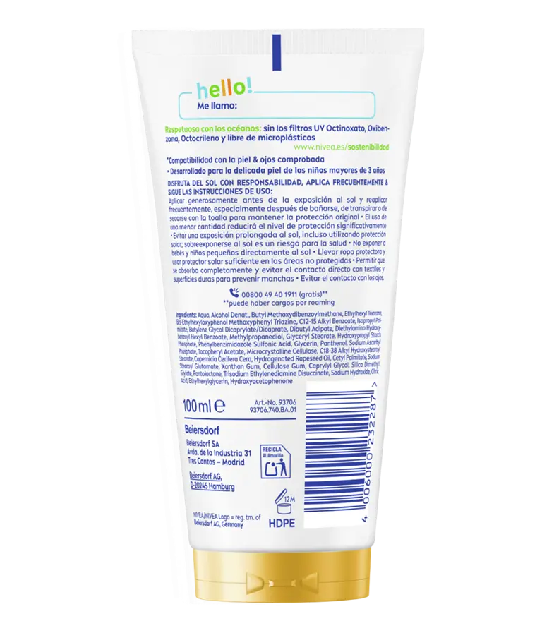 NIVEA SUN Kids Protección UV Diaria