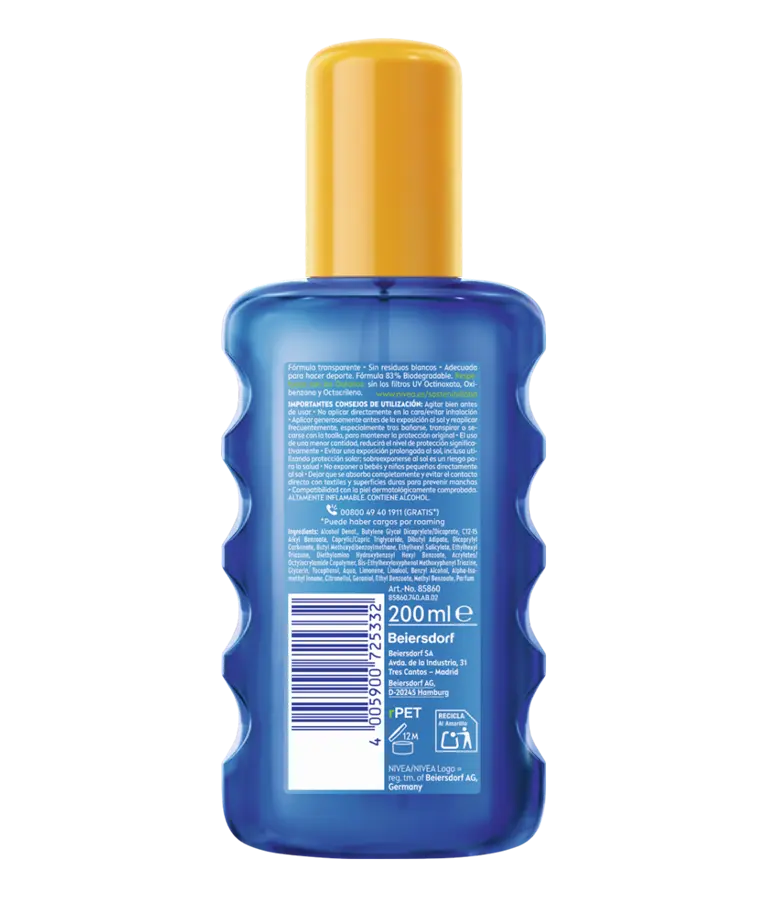 NIVEA SUN Protege y Refresca Spray Solar SPF 50