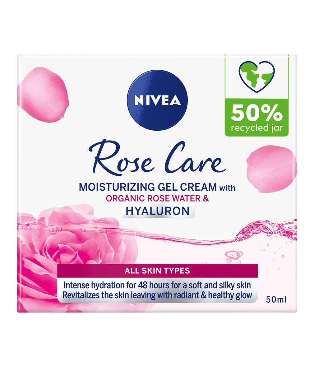 Зволожувальний гель-крем ROSE CARE - NIVEA