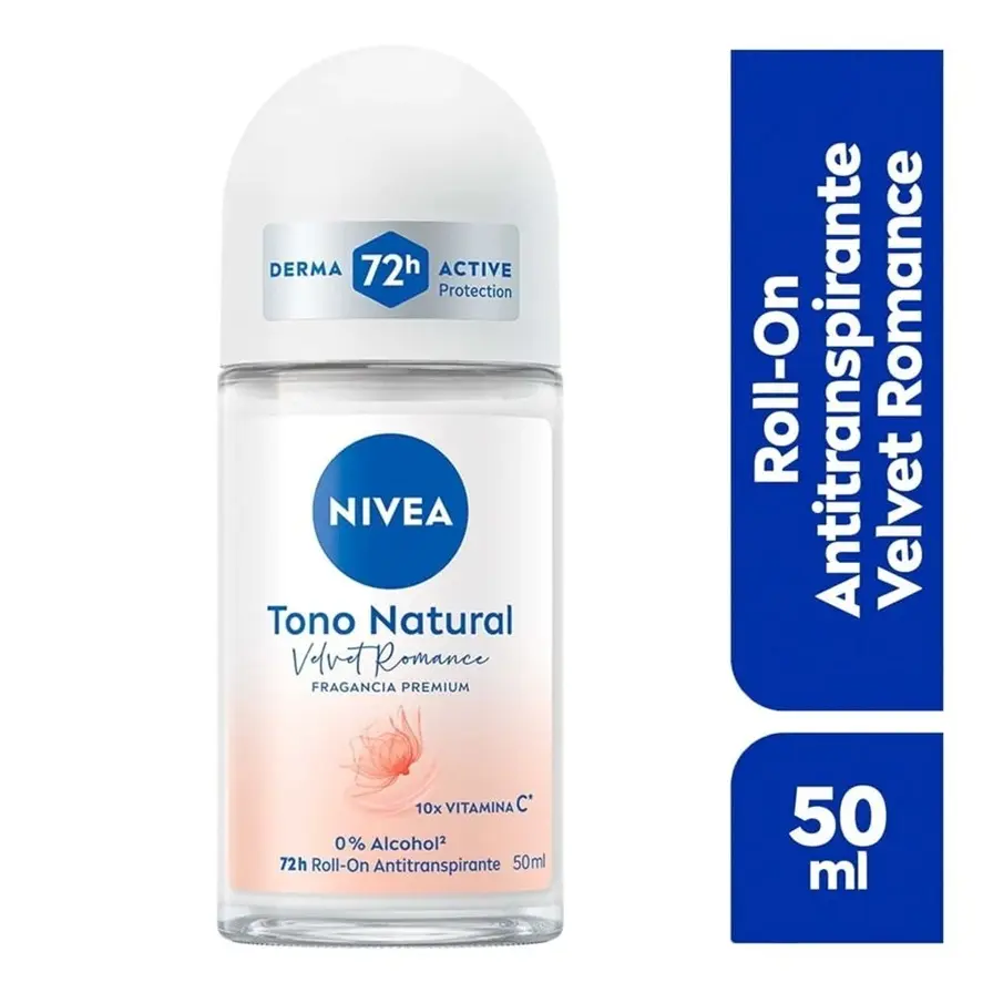 NIVEA Antitranspirante Tono Natural Velvet Romance Roll- on 50ml