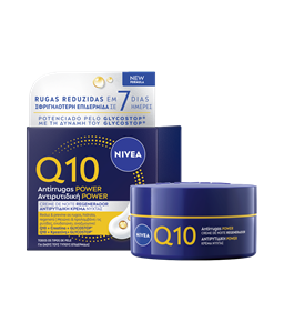 NIVEA; Q10; Antirrugas Power; Creme de noite Regenerador;