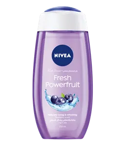 81069 Nivea Fresh Powerfruit shower gel 250ml clean packshot bi-lingual