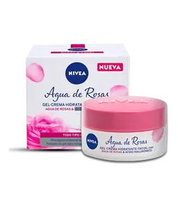 Gel Crema Hidrante Agua de Rosas de 50 ml