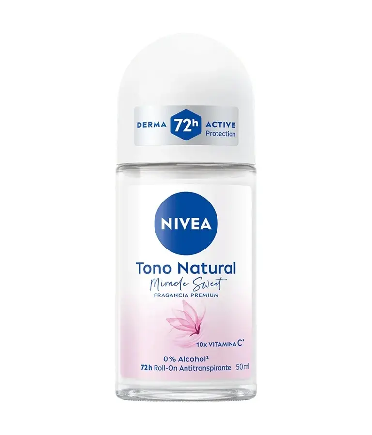 NIVEA Antitranspirante Tono Natural Miracle Sweet Roll- on 50ml