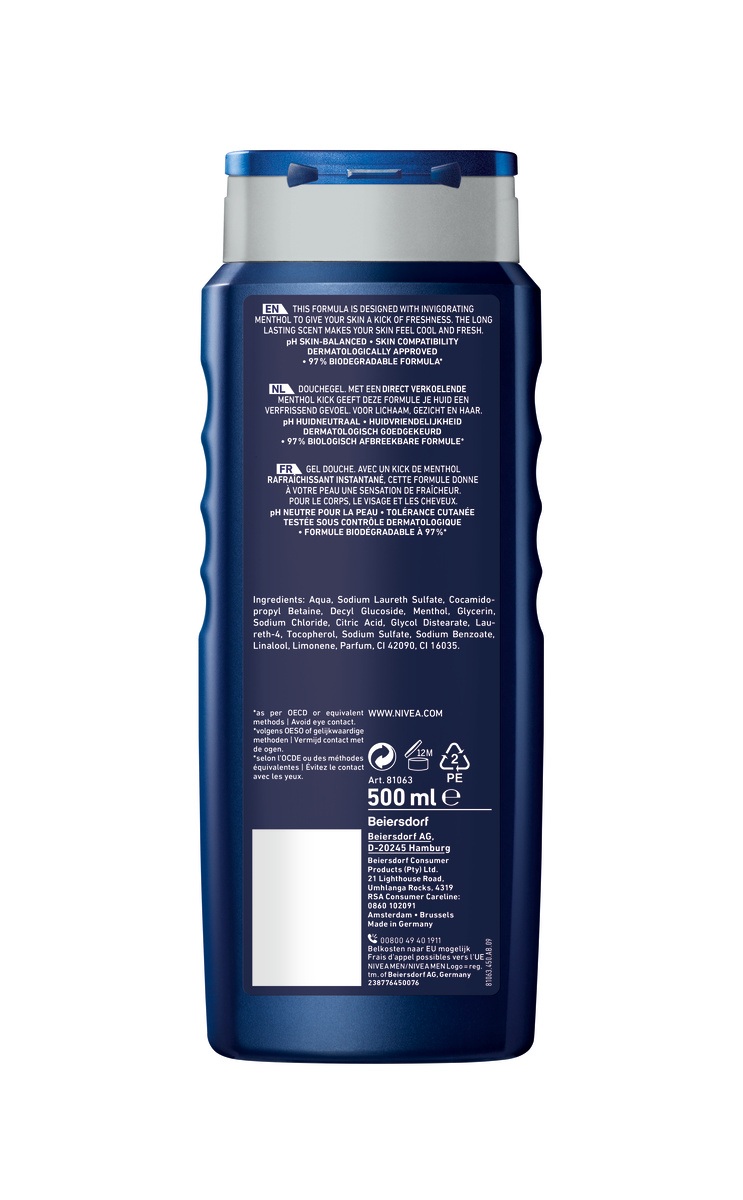 ZA_81063_NIVEA MEN_SHOWER GEL_COOL KICK 500ML_BOP