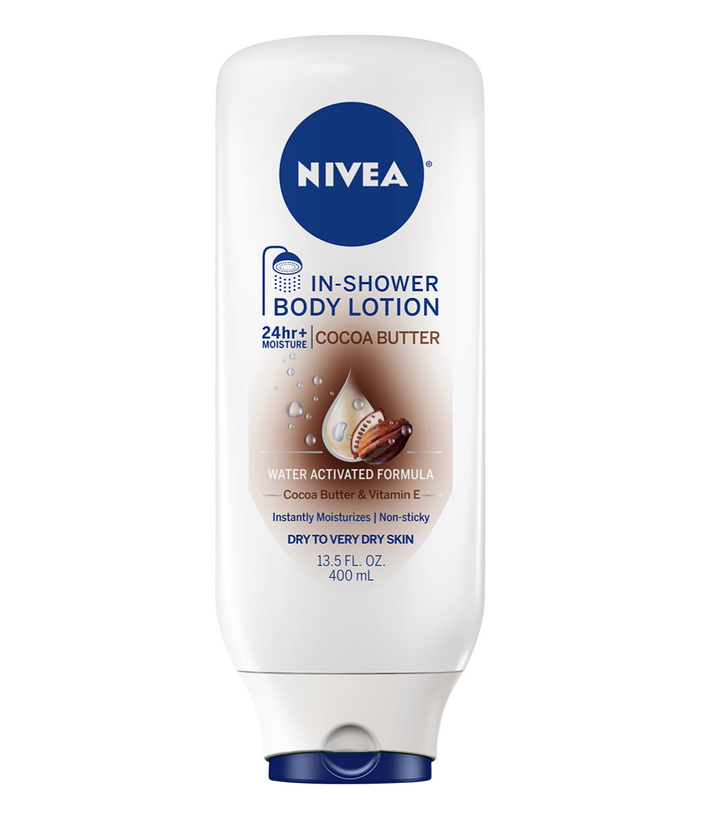 Cocoa Butter In-Shower Body Lotion for Dry to Very Dry Skin | NIVEA®