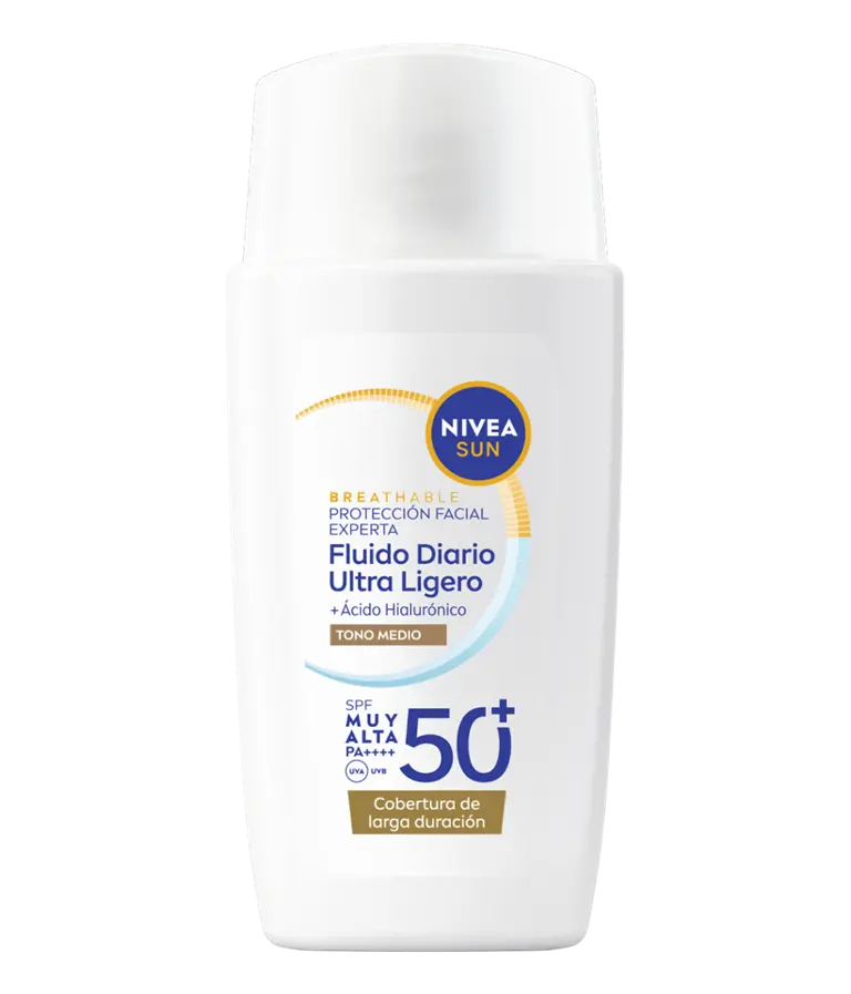 NIVEA SUN Fluido Diario Ultra Ligero Tono Medio SPF 50+