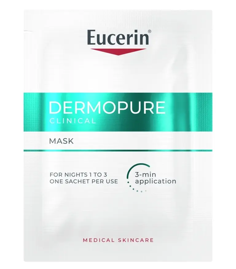 Eucerin Probiom8 DermoPure Clinical Mask for blemished, acne-prone skin