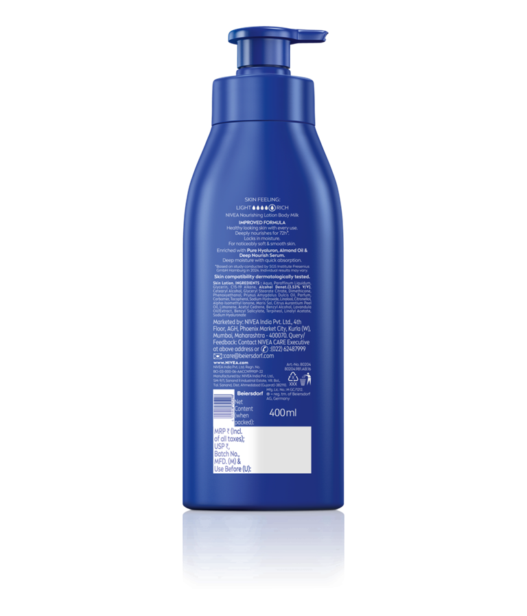 NIVEA Nourishing Lotion Body Milk - NIVEA In