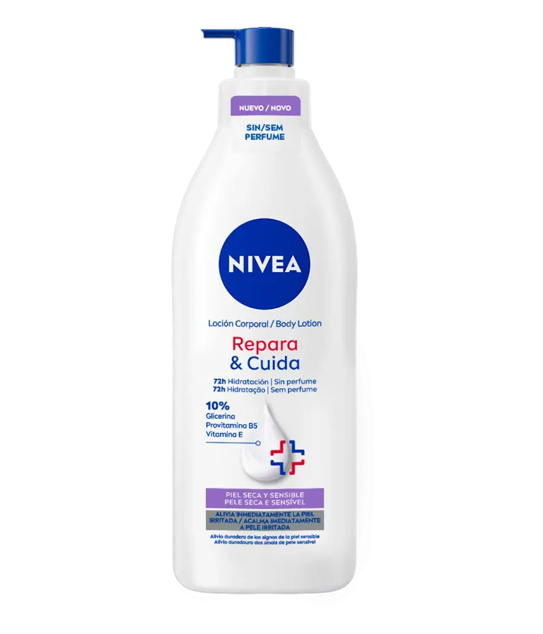 NIVEA Repara & Cuida Body Milk sin perfume