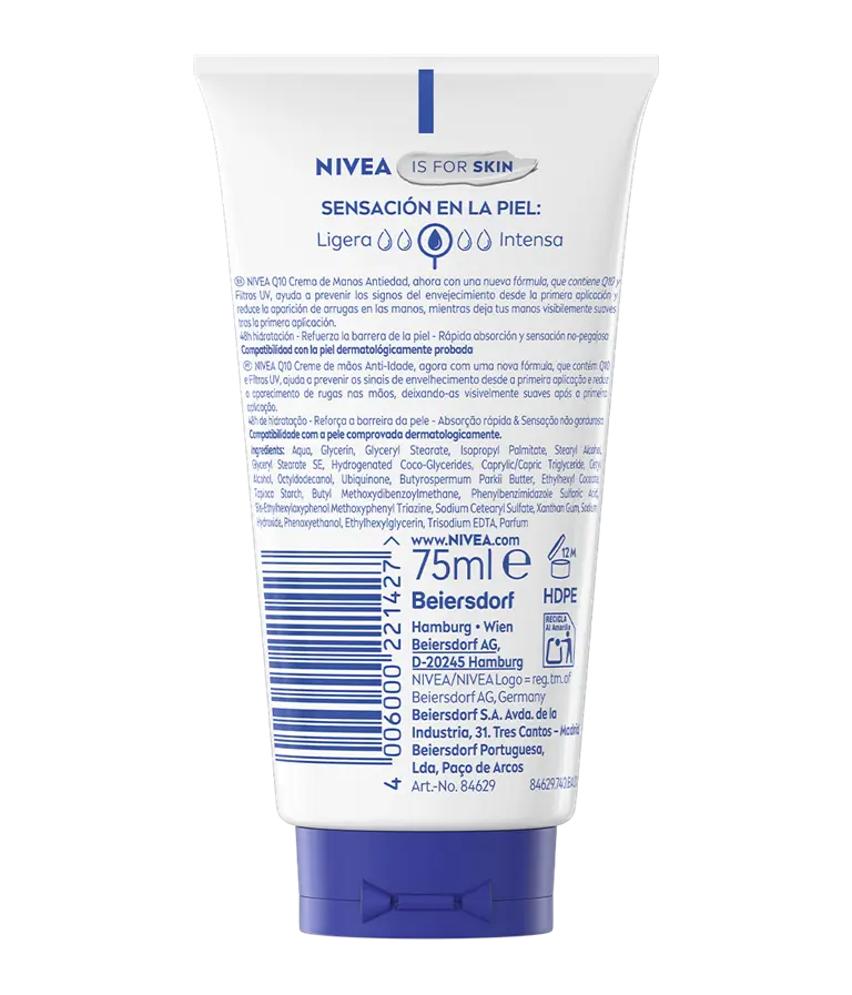 NIVEA Crema de Manos Q10 Antiedad 75ml