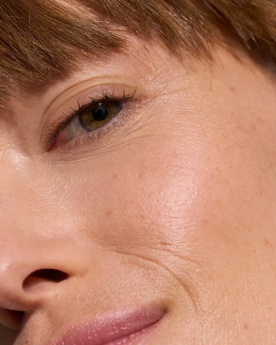 A smiling woman