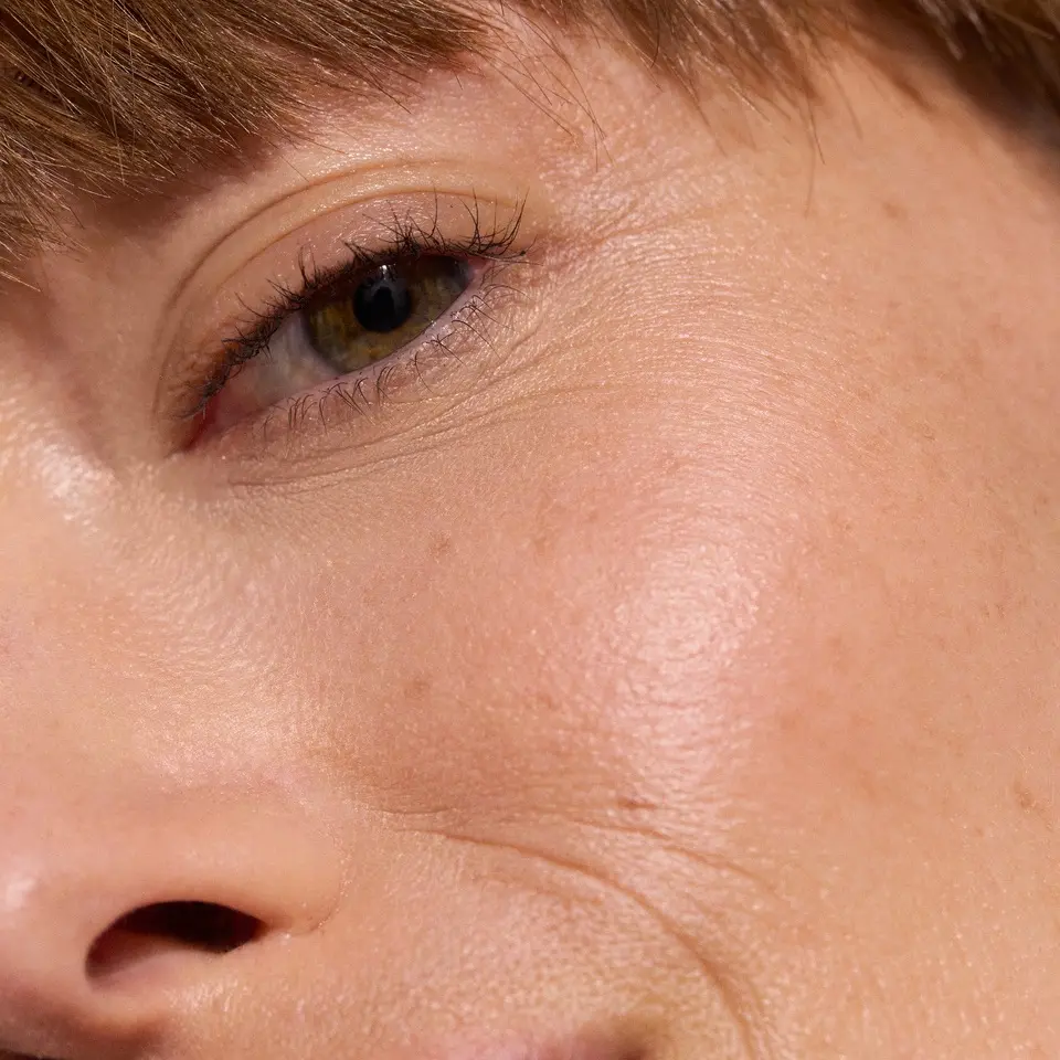 A smiling woman